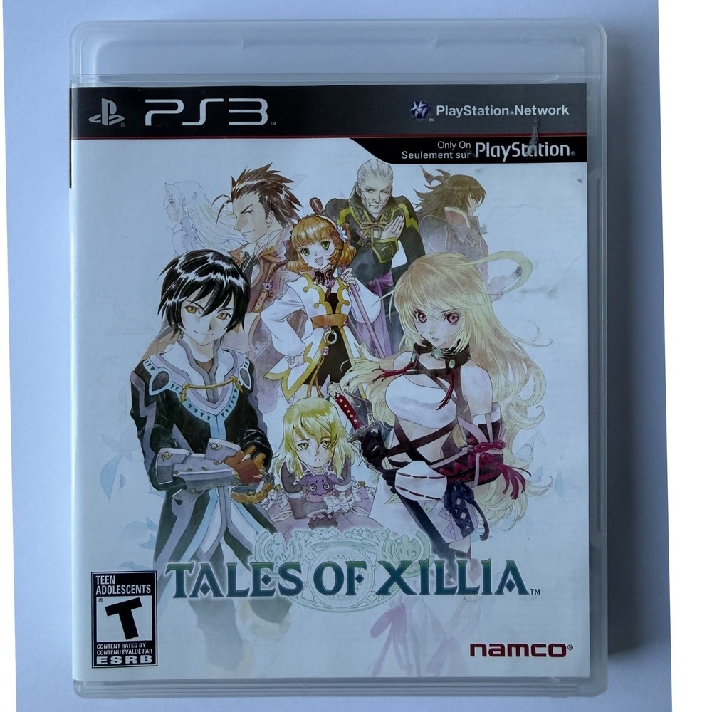 Tales of Xillia (Sony PlayStation 3, 2013) PS3 Case & Disc Namco Tested & Works